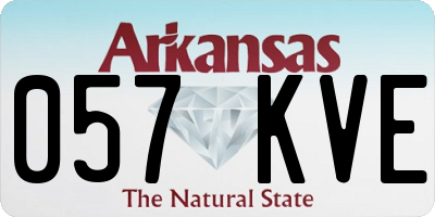 AR license plate 057KVE