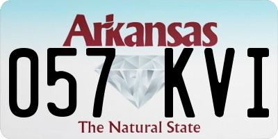 AR license plate 057KVI
