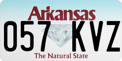 AR license plate 057KVZ