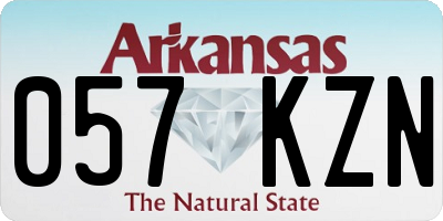 AR license plate 057KZN