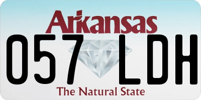 AR license plate 057LDH