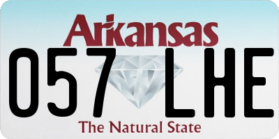 AR license plate 057LHE