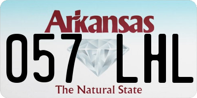 AR license plate 057LHL
