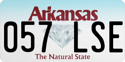 AR license plate 057LSE