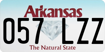 AR license plate 057LZZ