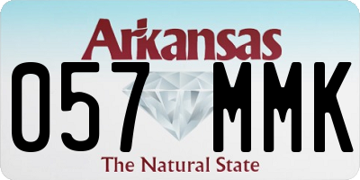 AR license plate 057MMK