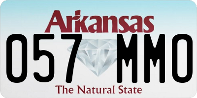 AR license plate 057MMO