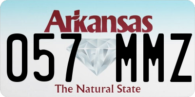 AR license plate 057MMZ