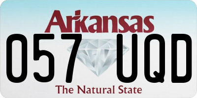 AR license plate 057UQD