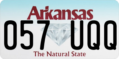 AR license plate 057UQQ