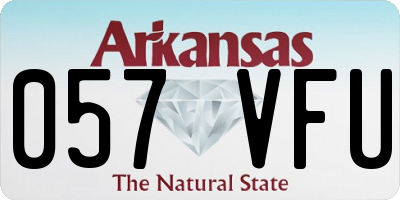 AR license plate 057VFU