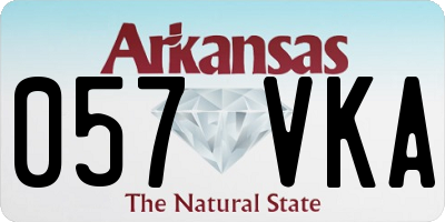 AR license plate 057VKA