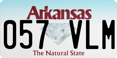 AR license plate 057VLM