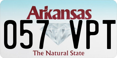 AR license plate 057VPT