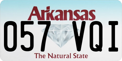 AR license plate 057VQI