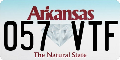 AR license plate 057VTF