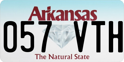 AR license plate 057VTH
