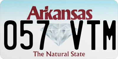 AR license plate 057VTM