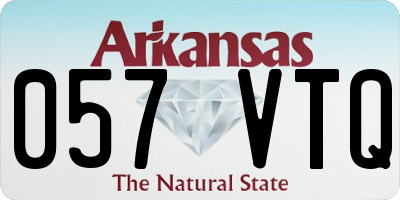 AR license plate 057VTQ