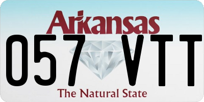 AR license plate 057VTT