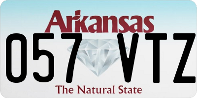 AR license plate 057VTZ