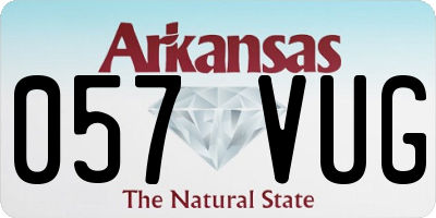 AR license plate 057VUG