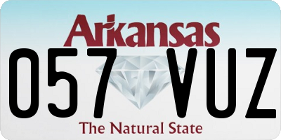 AR license plate 057VUZ