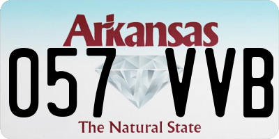 AR license plate 057VVB
