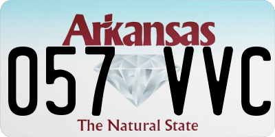 AR license plate 057VVC