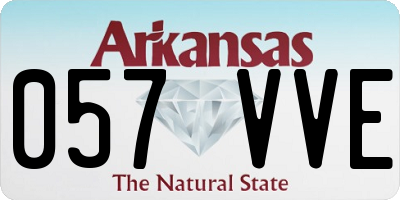AR license plate 057VVE