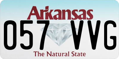 AR license plate 057VVG