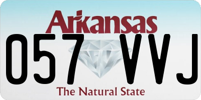 AR license plate 057VVJ