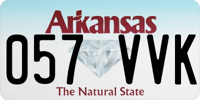 AR license plate 057VVK