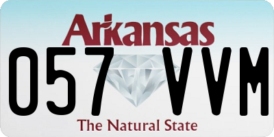AR license plate 057VVM