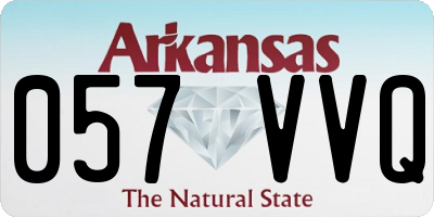 AR license plate 057VVQ