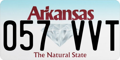 AR license plate 057VVT