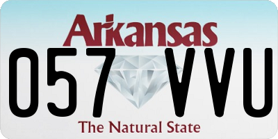 AR license plate 057VVU