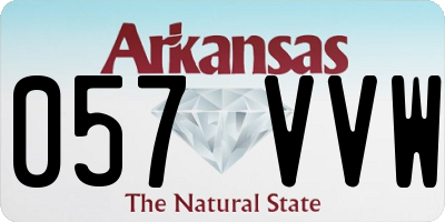 AR license plate 057VVW