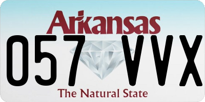 AR license plate 057VVX
