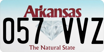 AR license plate 057VVZ