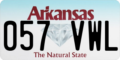 AR license plate 057VWL