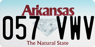 AR license plate 057VWV