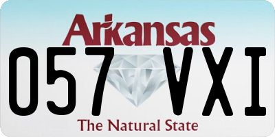 AR license plate 057VXI