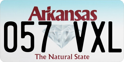 AR license plate 057VXL