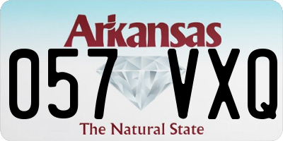 AR license plate 057VXQ