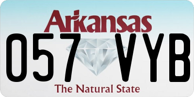 AR license plate 057VYB