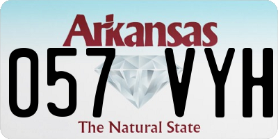 AR license plate 057VYH