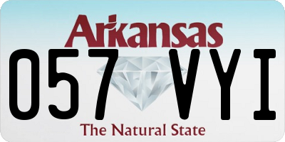 AR license plate 057VYI