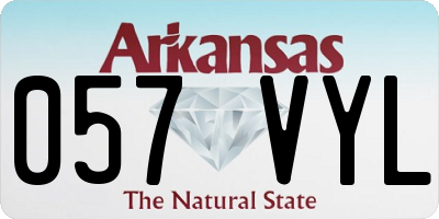 AR license plate 057VYL