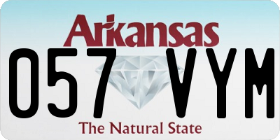 AR license plate 057VYM